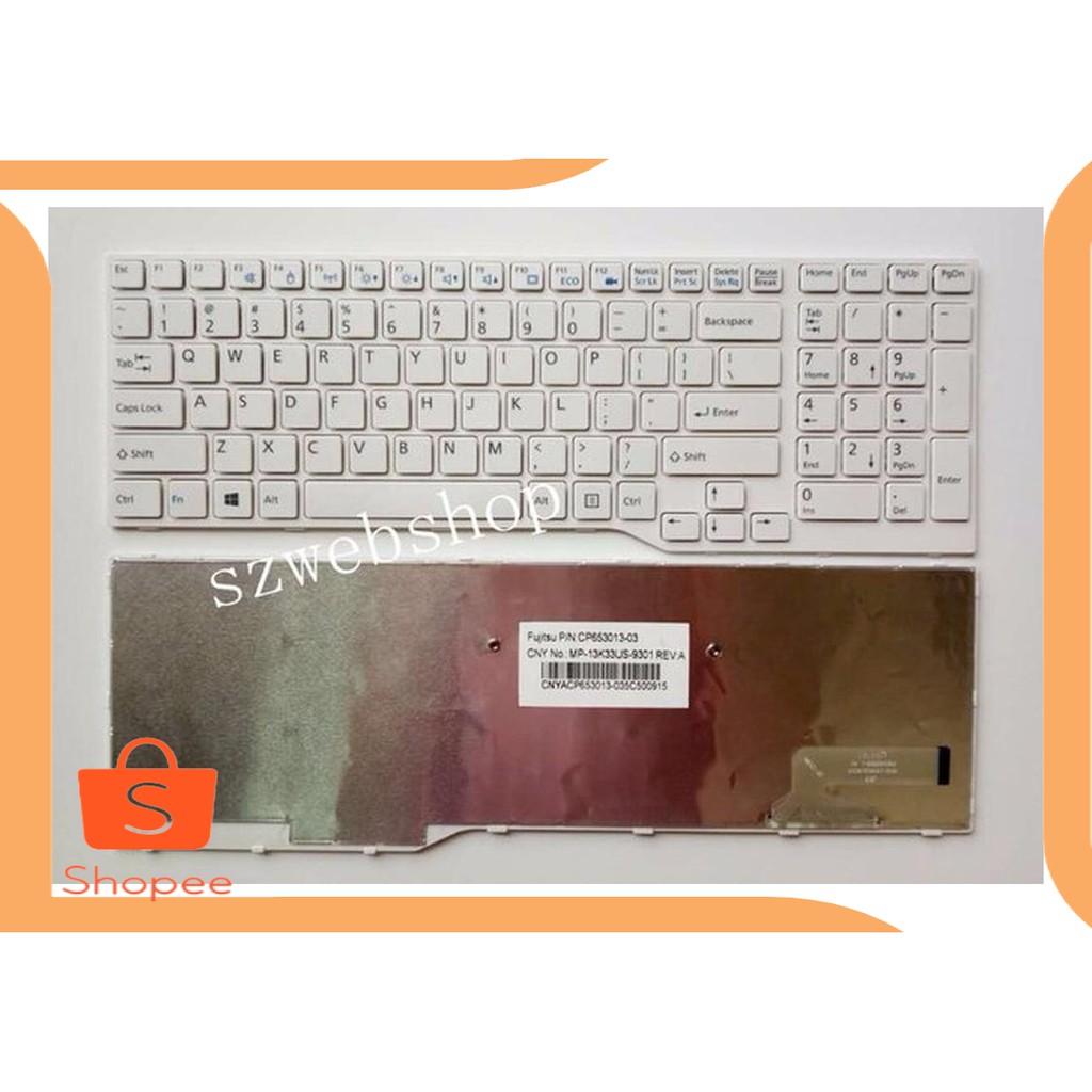 Promo sparepart Keyboard Fujitsu LifeBook A544 AH544 AH564 White 20DEZ Murah