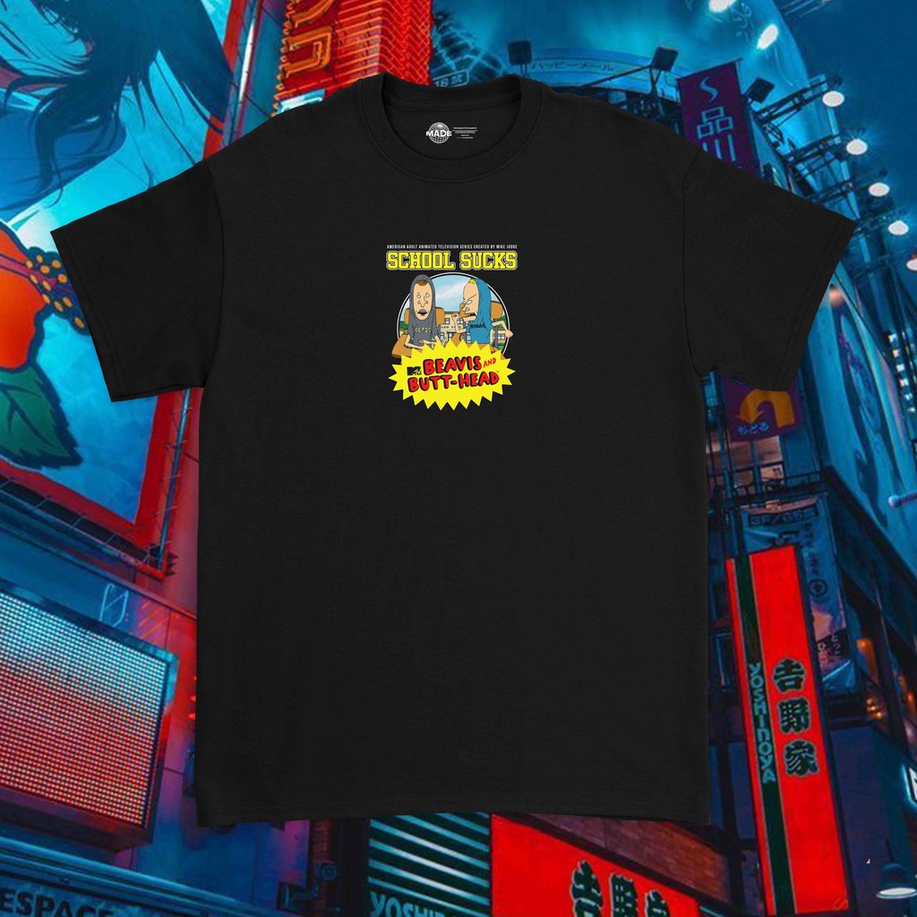 Kaos Film Beavis And Butthead - Movie Merch | Unisex | Baju Beavis And Butthead | Beavis And Butthea
