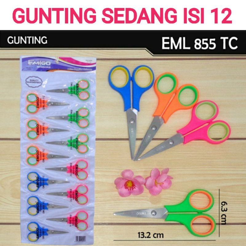 

Bos 55 Gunting Renceng Sedang Isi 12 Pcs