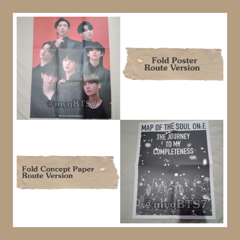 Jual Fold Poster & Fold    Concept Paper (Route Ver.) Mots One Concept