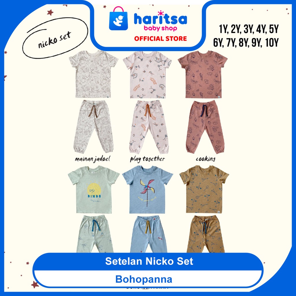 BOHOPANNA - NICKO SET - Setelan Anak