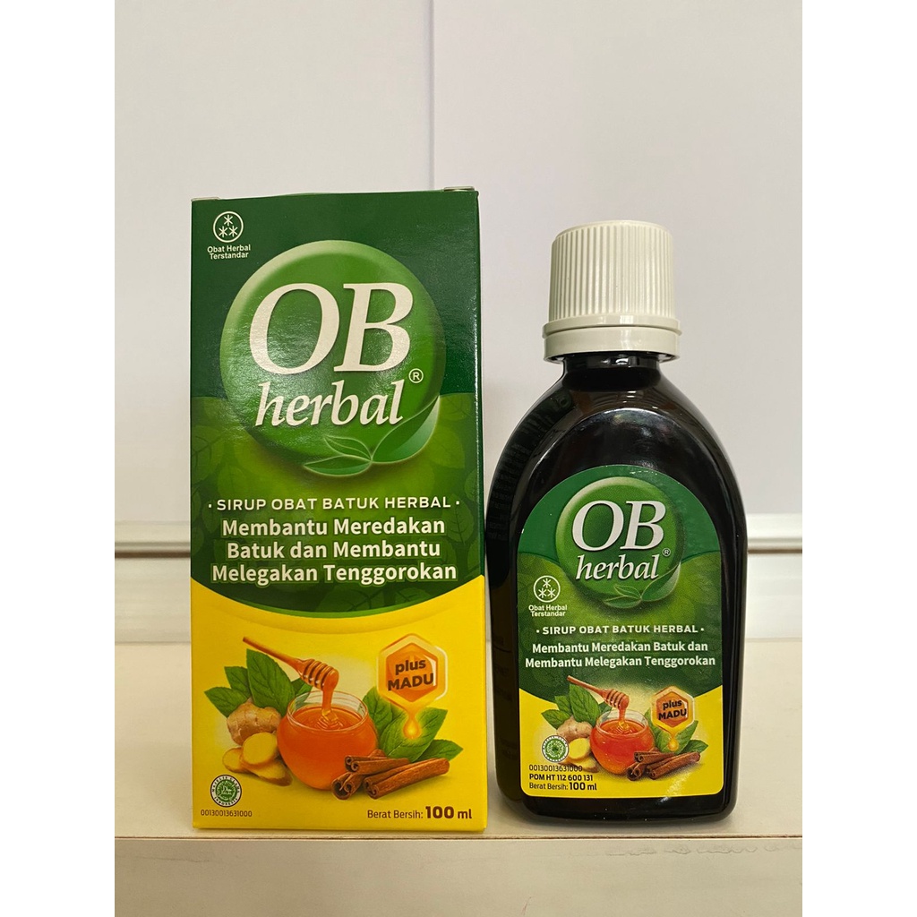 OB Herbal Syrup / Meredakan Batuk Dan Menghangatkan Tenggorokan