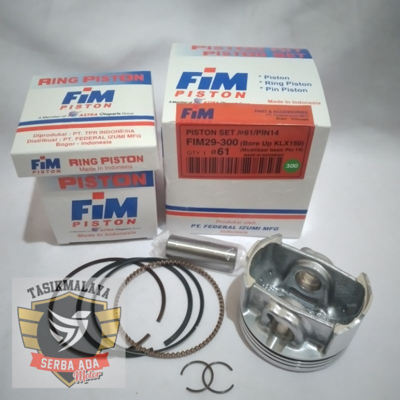 PISTON KIT FIM29 PISTON KLX PEN 14 DIAMETER 61-64