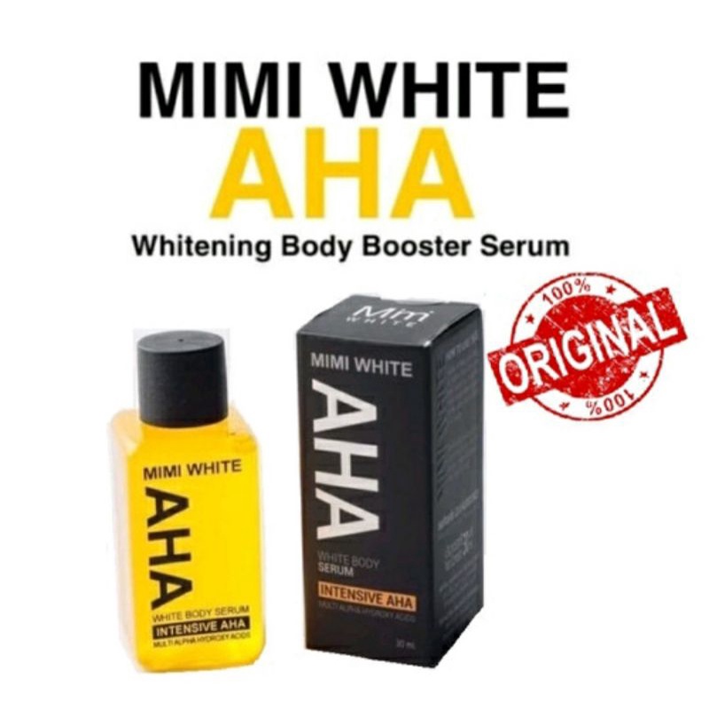 AHA MIMI WHITE/AHA MIMI WHITE ORIGINAL/100% ORI/AHA BODY BOOSTER BRIGHT SERUM