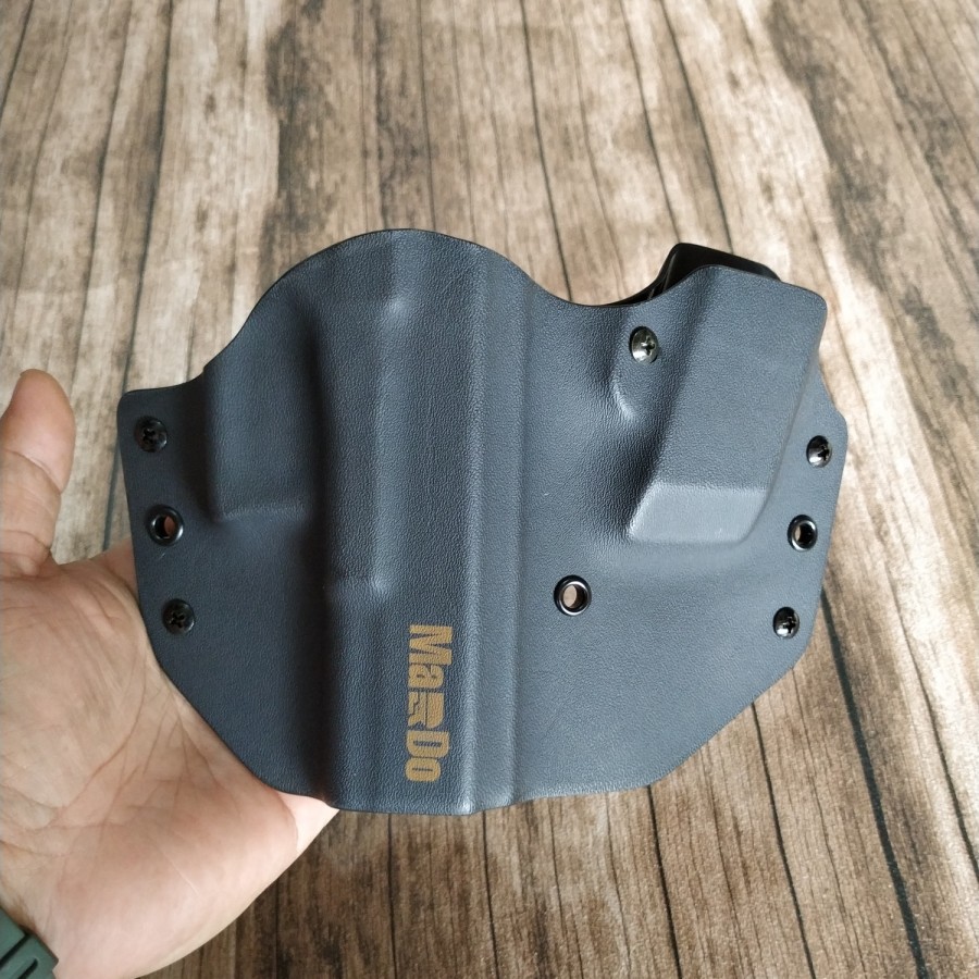 kydex holster glock 17 with magazine pouch