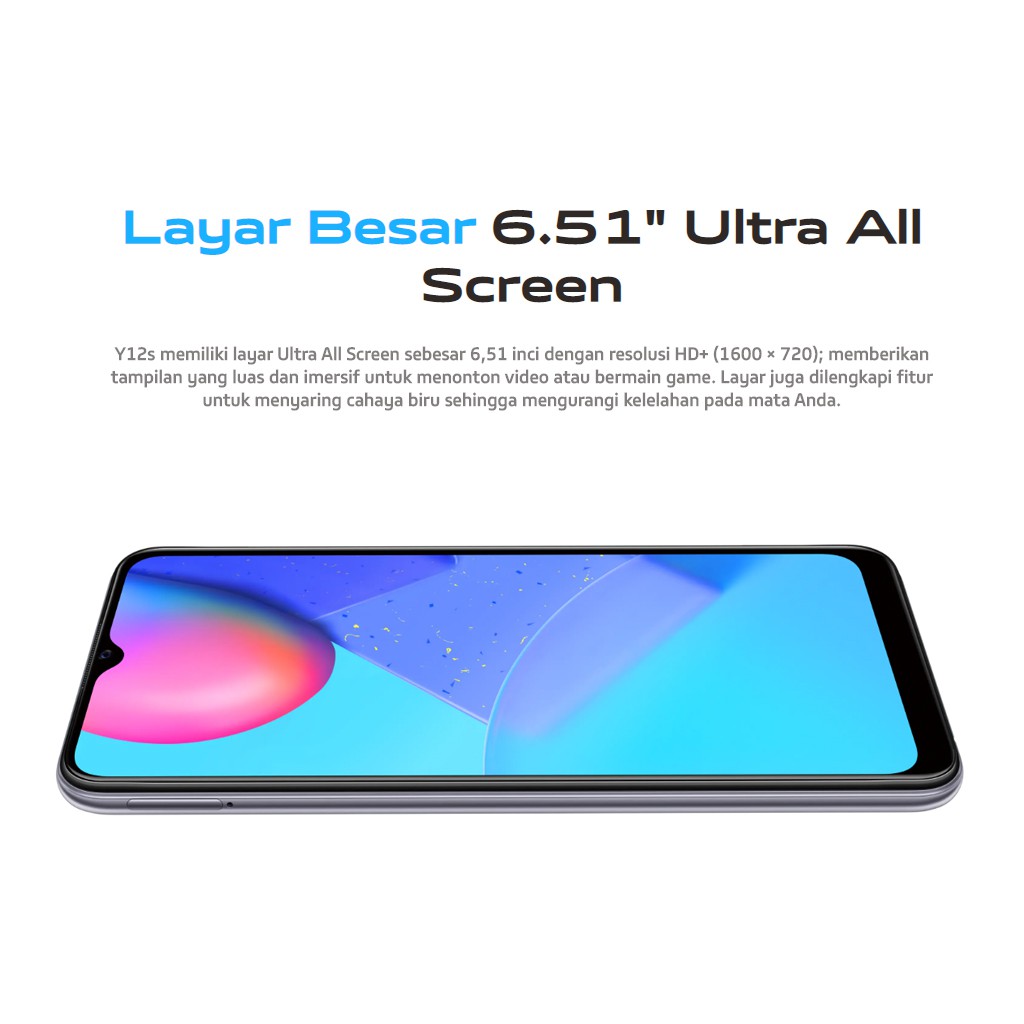 Vivo Y12s 2021 hp RAM 3G ROM 32GB promo asli 100%original baru,  VIVO Y12 VIVO Y12s-3