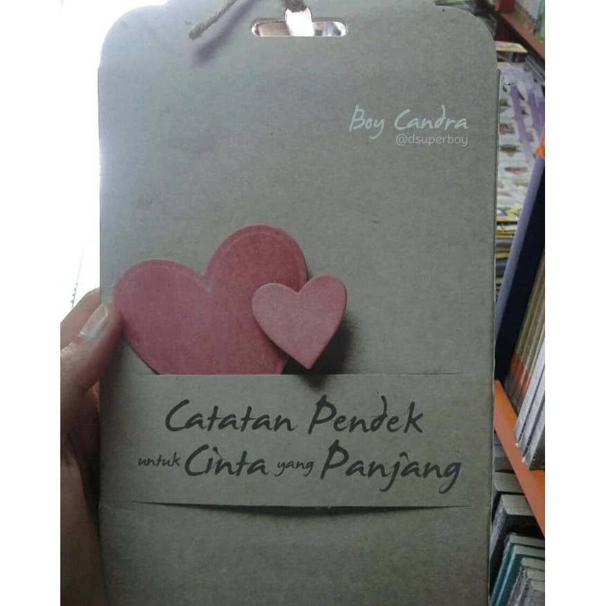 Jual Buku CATATAN PENDEK UNTUK CINTA YANG PANJANG | Shopee Indonesia