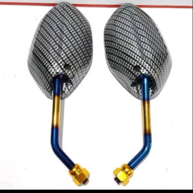 kaca spion beat carbon twotone