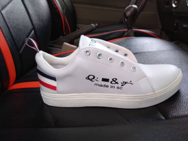 SEPATU TALI + BONUS MASKER KF94 HPD409 PUTIH (REALPICT GESER)