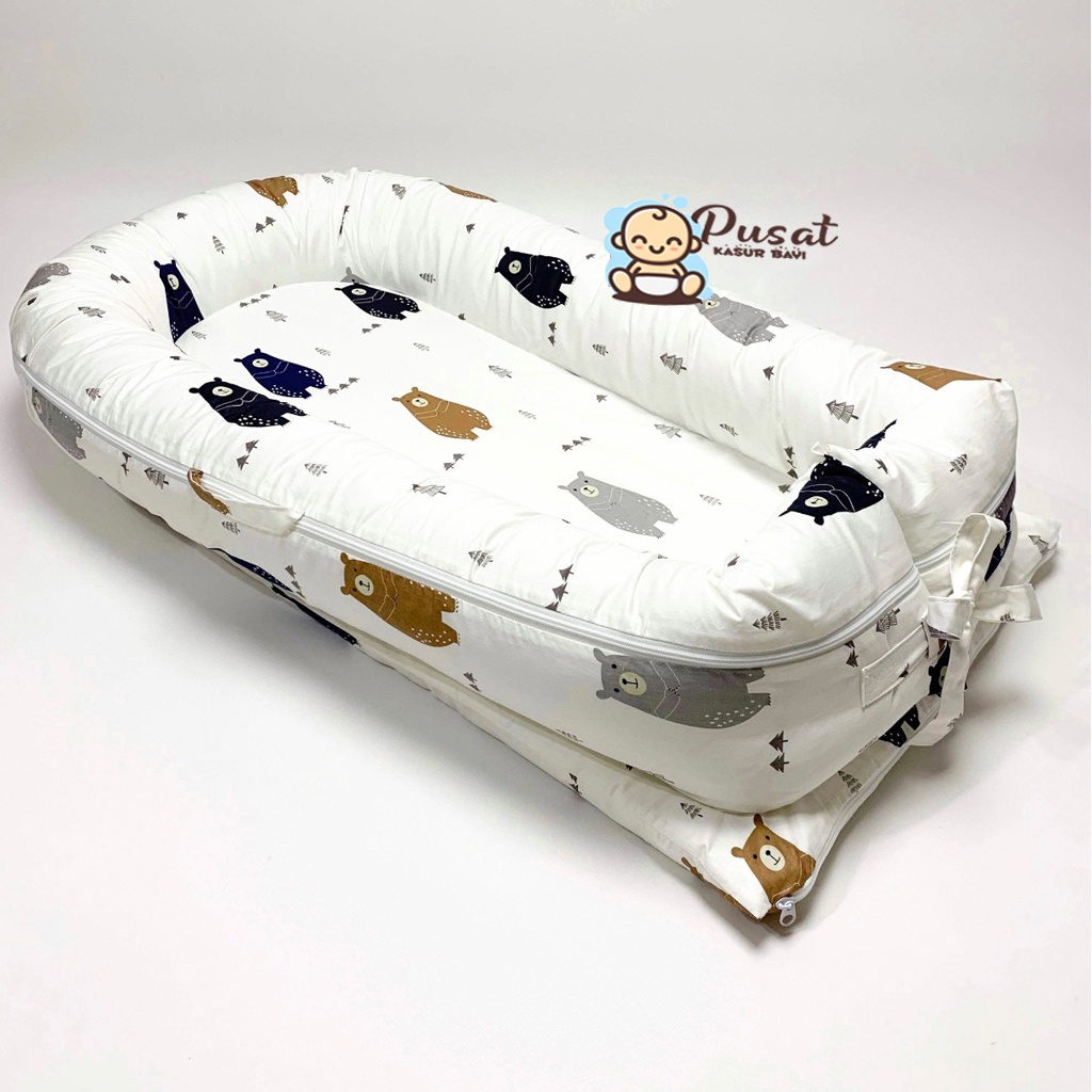 ( SARUNG BISA DI LEPAS ) KASUR BAYI BABY NEST SET BEDCOVER