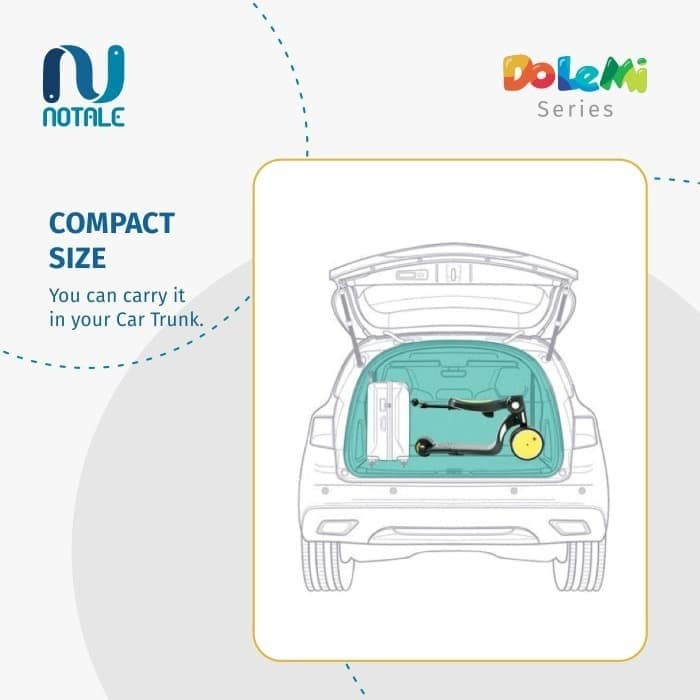 Notale Dolemi Series 5 in 1 Kids Scooter - Sepeda Skuter Lipat Anak