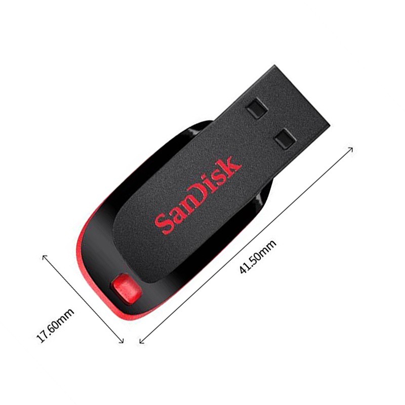 Sandisk Flashdisk 8GB Blade CZ50 - Sandisk Flash disk 8 GB - Sandisk USB drive 8GB USB 2.0