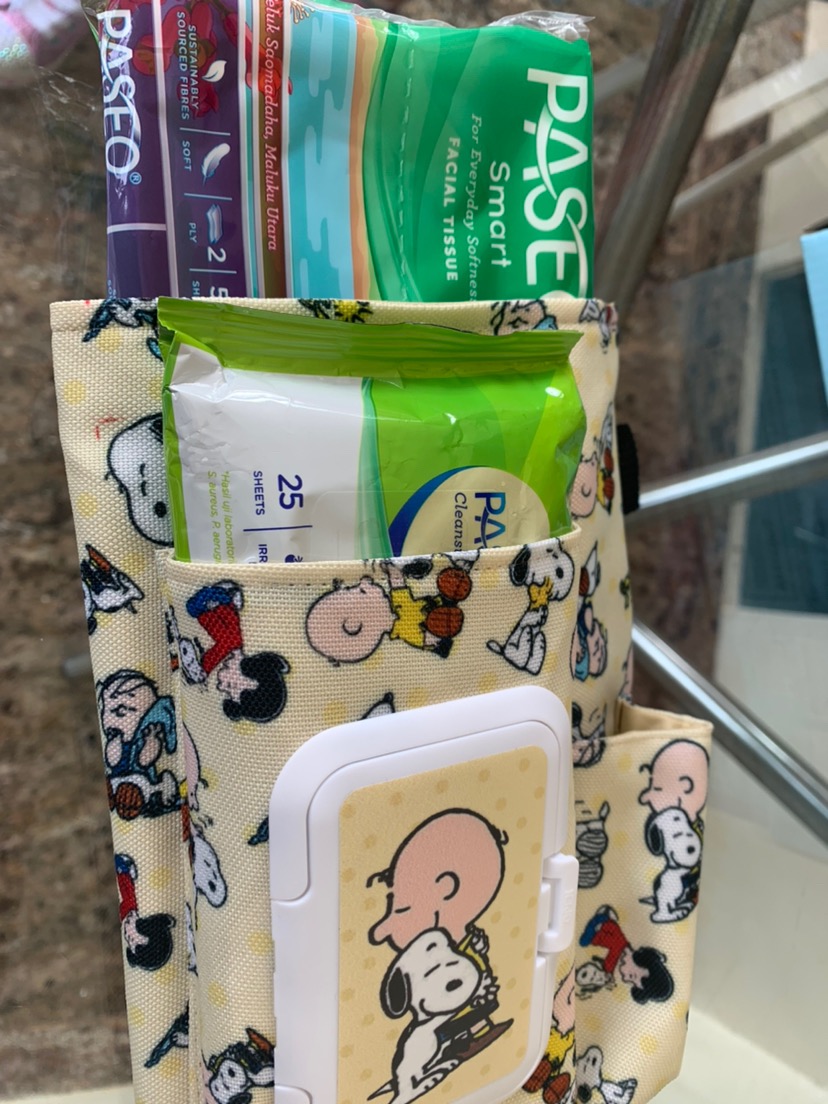 [snowandbelle] Pouch Tissue 3 In 1 Medium Snoopy And Princess