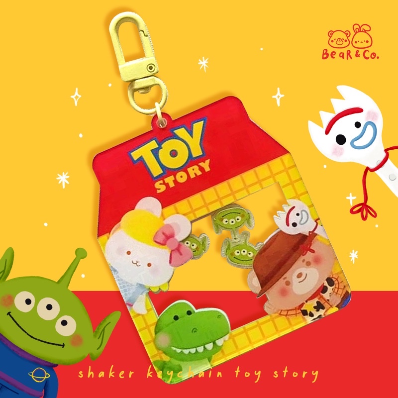 Shaker Keychain Toy story