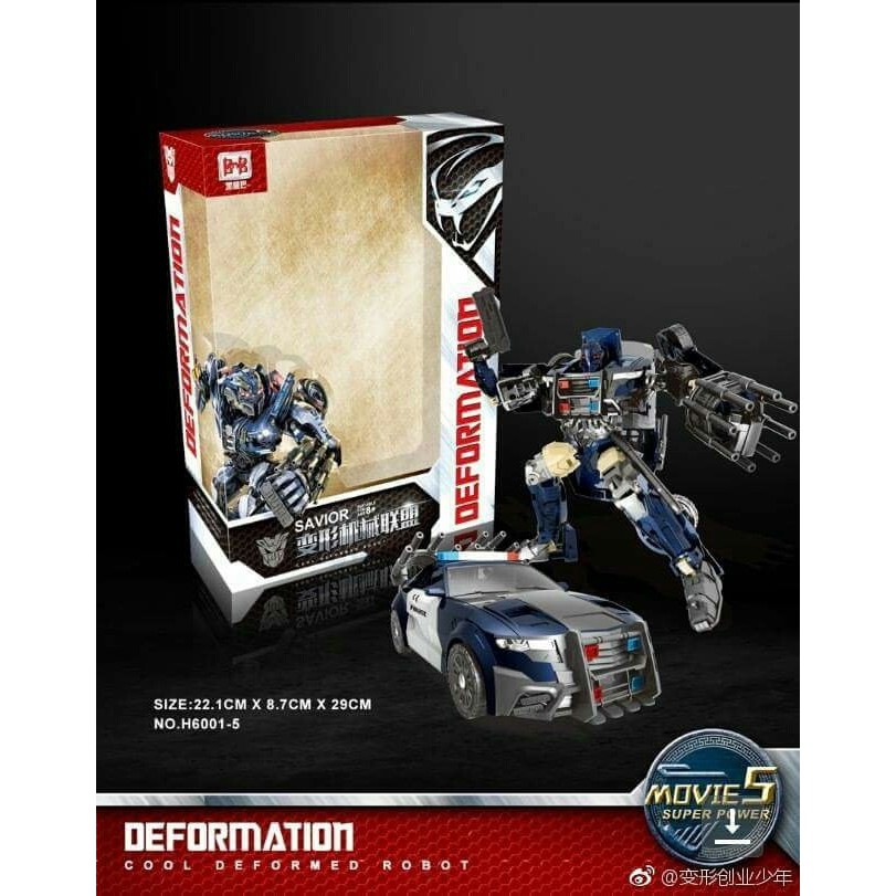 Transformers 5 TLK Deluxe Barricade Savior