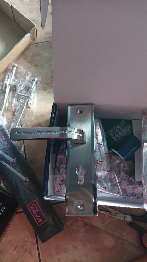 Handle Pintu Rumah Muller Tanggung Kotak Size 20 Cm Stainles Tarikan Pintu Gagang Pintu Kunci Pintu