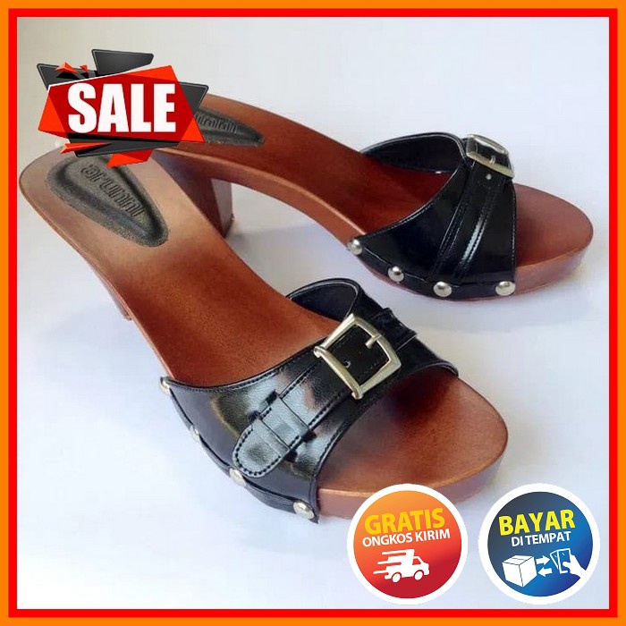 Af16 Sandal Sendal Wedges Weges Hak Tinggi Kondangan Ibu Ibu Wani LY345 Sandal Wanita High Heels S
