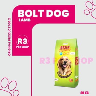 Makanan anjing kering murah Bolt dog lamb 20kg ( EKSPEDISI )