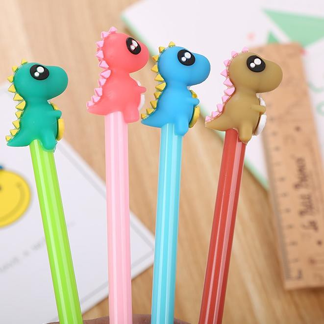 

NEW FS PP67 1 Lusin pulpen gel motif karakter dino animal lucu imut / bolpen gel karakter CDD2 ..