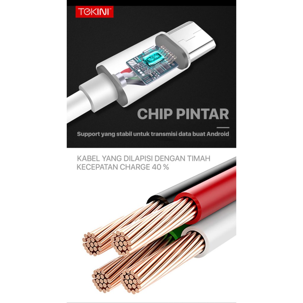 TERMURAH TEKINI CABLE DATA MICRO USB CABLE CHARGER ANDROID KABEL DATA 1M 1.5A
