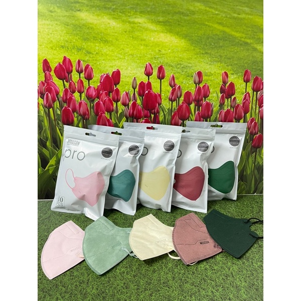 Masker KN95 Mouson Pro Isi 10pcs Masker KN95 Mouson Pro Disposable Face Mask isi 10pcs