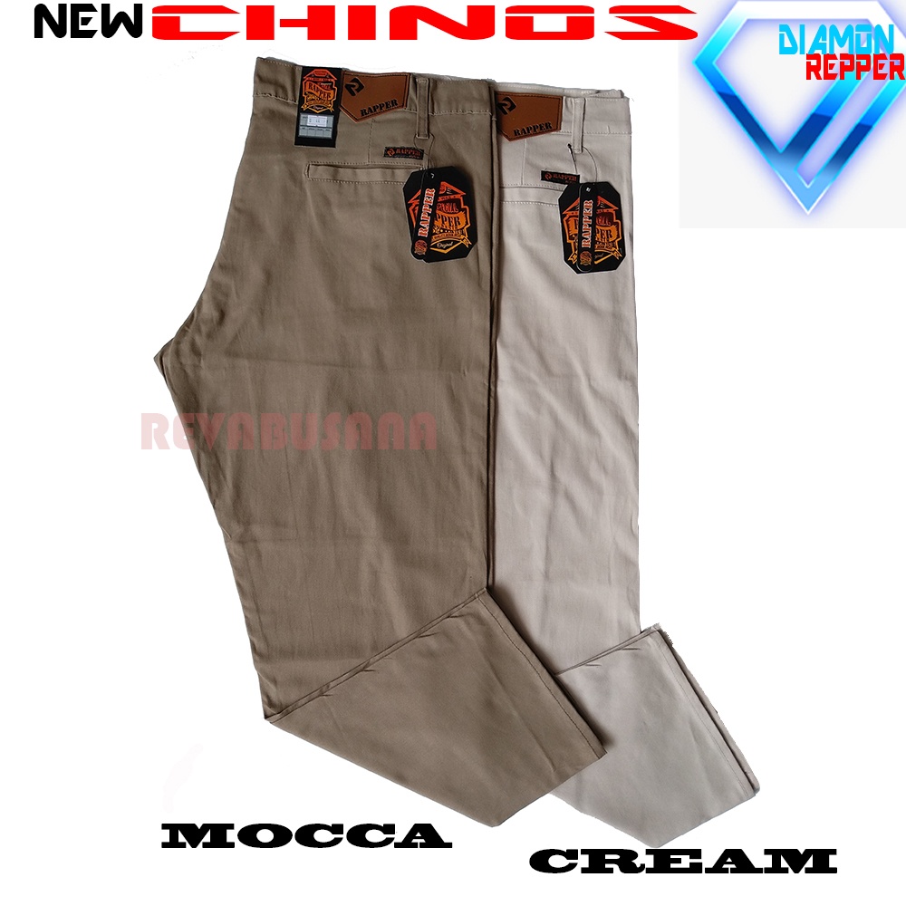 Celana Panjang Pria Chinos Jumbo Big Size Bahan Melar Tebal