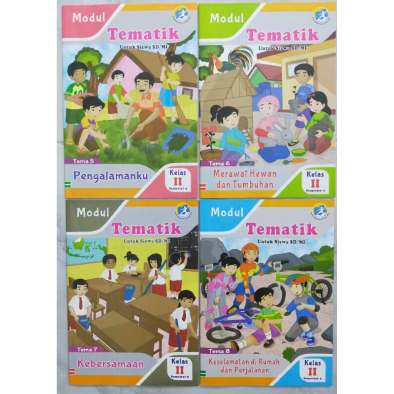 1 Paket LKS Modul Tematik SD Kelas 1 2 3 4 dan 5 Semester 2 Kurtilas
