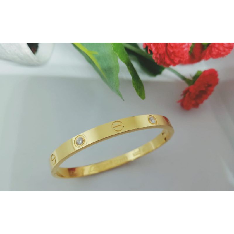 gelang cartier gold lapis emas 24k