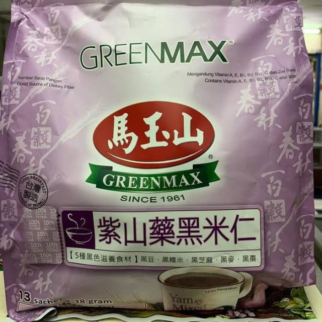 Yam &amp; Mixed Cereal Green Max