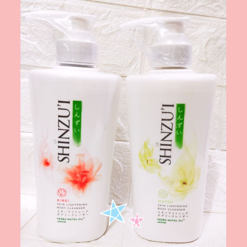 Shinzui Skin Lightening Body Cleanser 500 ml pump