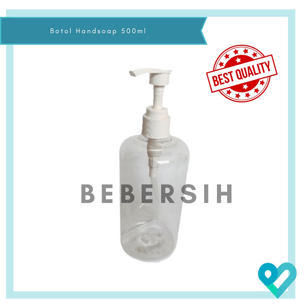 Botol Handsoap Pump 500ml/ Botol Sabun Pump 500ml