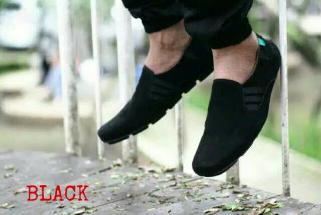 Promoo !!!! Sepatu slip on pria kickers casual slop formal kerja kantor kulit asli santai kuliah