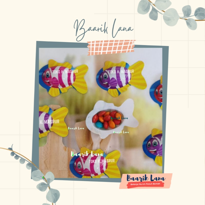 

Permen Cokelat Bentuk Ikan Mimi Choco Coated 4gr