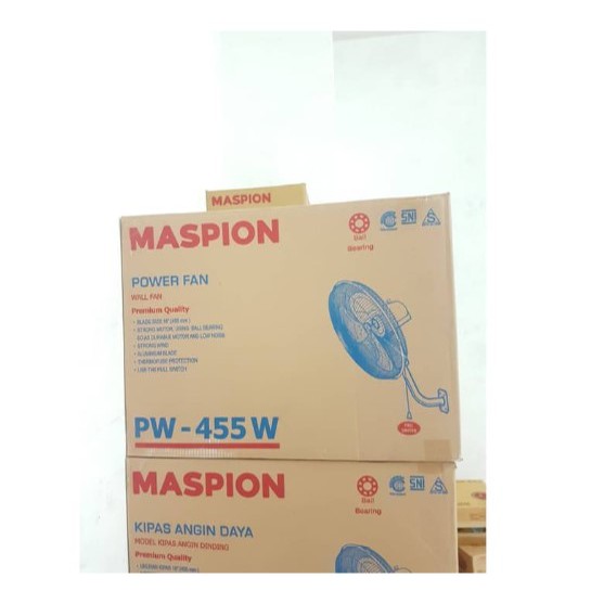 Kipas Angin Dinding / Wall Fan Besi 18&quot; (45cm) Maspion PW-455 W Power