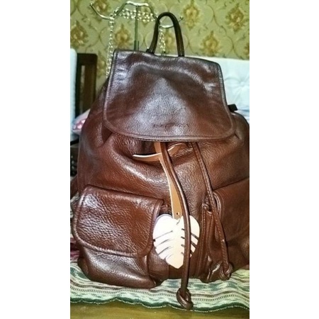 NOM TAS RANSEL SERUT KULIT PRELOVED FREE POUCH
