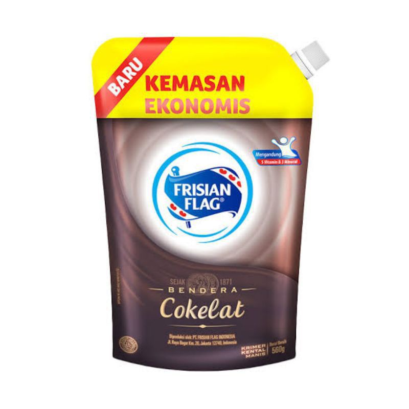 

Susu Kental Manis Frisian Flag Pouch rasa Coklat 560gr