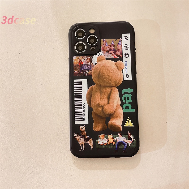 Casing Soft Case  Cheap Teddy Bear Xiaomi Redmi 9 9C NFC 9A 9i 9T 9AT 9 PRO Power 10X POCO C3 M2 PRO Redmi Note 9 8 10 10S 9 PRO MAX 9S Xiaomi Redmi POCO X3 NFC X3 PRO M3 A16 A7 A5S A15 Y12 Y20 Phone Case