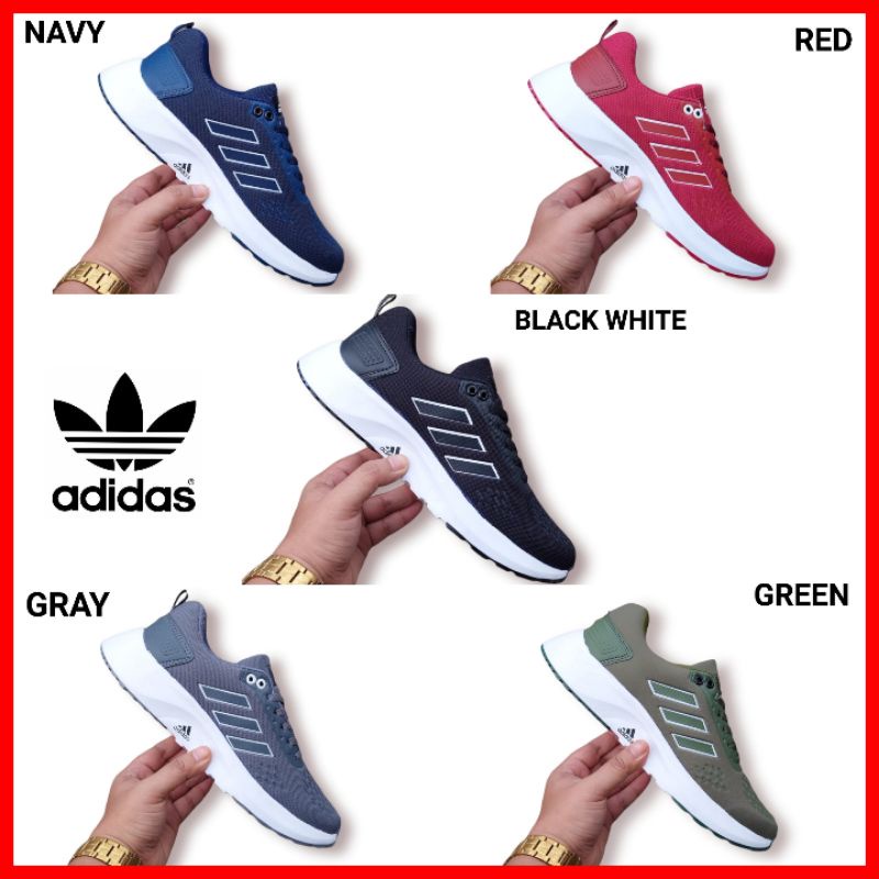 SEPATU ADIDAS PRIA WANITA UNISEX / SEPATU OLAHRAGA COWOK CEWEK / SNEAKERS ADIDAS RUNNING LARI SENAM GYM / SEPATU SEKOLAH KULIAH MEJENG