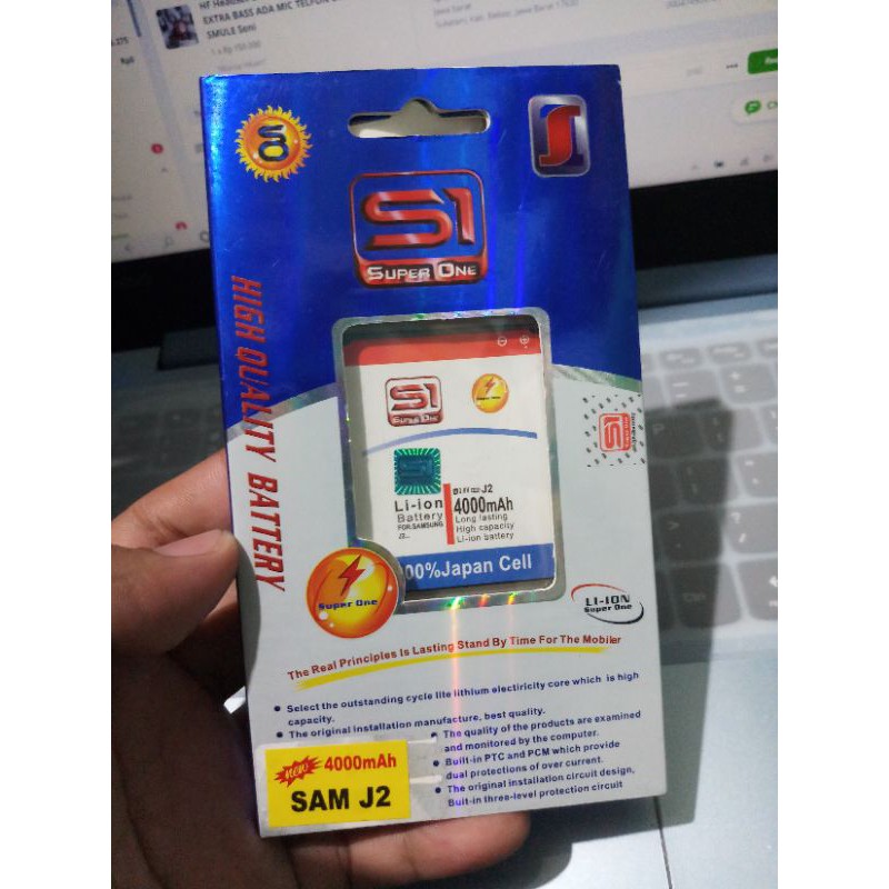 Batre Baterai Hp Samsung J2 Biasa J200 J200F J200G J200H 2015 Dobel Power ic Battery Batrai Batrei