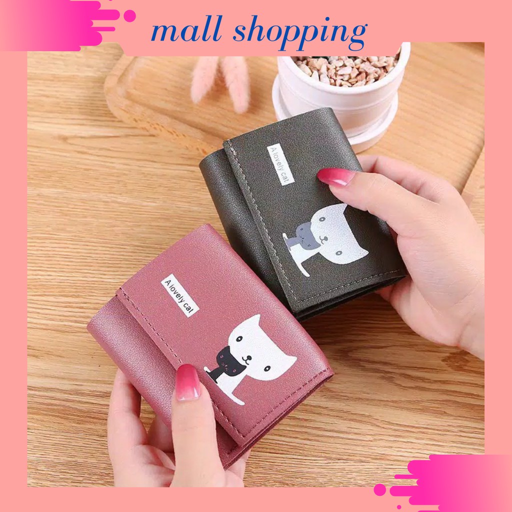 (COD) DOMPET LIPAT DOMPET WANITA DOMPET MINI MALL SHOPPING