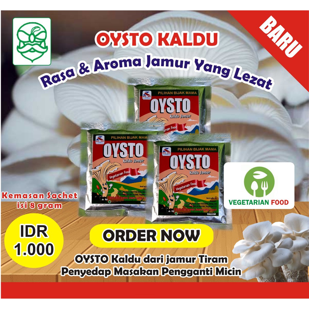 

Kaldu Jamur 8gr (Sachet)