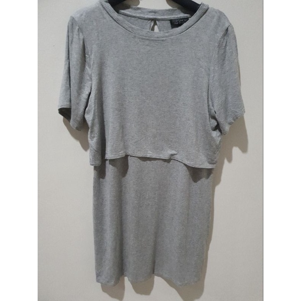 TOPSHOP KAOS ABU PRELOVED BEKAS
