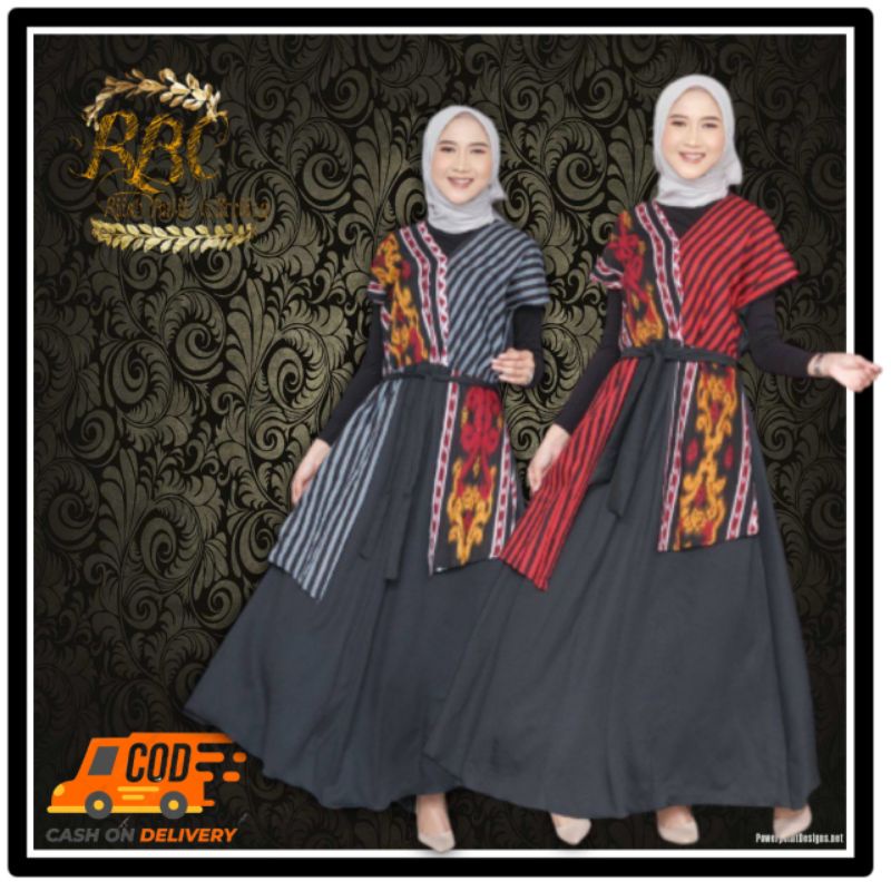 GROSIR GAMIS ANDIN JUMBO LD 120 cm/GAMIS STANDAR /GAMIS SONGKET JUMBO/GAMIS SYAR'I/GAMIS PESTA JUMBO