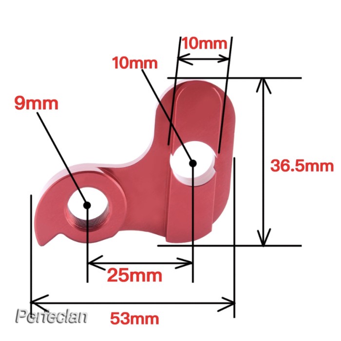 Rear end hanger RD cantolan gantungan dudukan tempat pasang adaptor