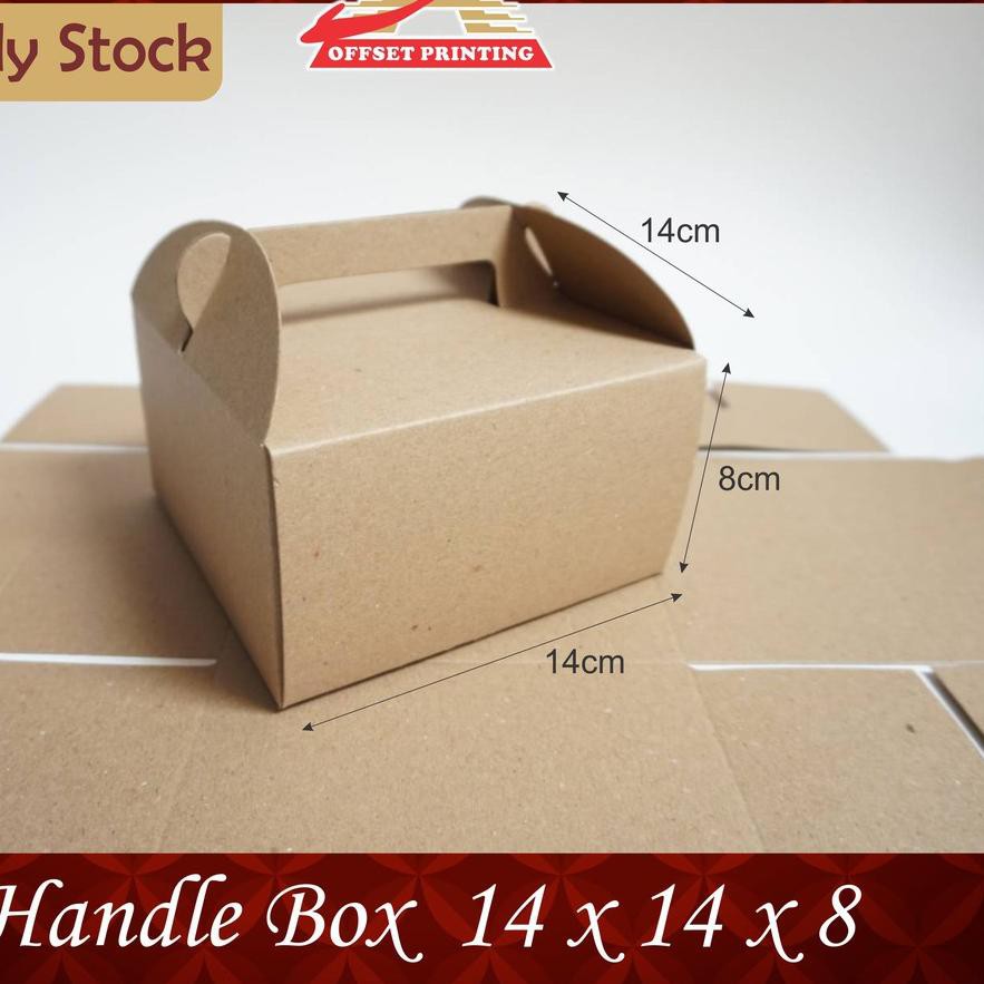 

GoSale 12.12 Handle Box/Cupcake Box isi 4/ 14 x 14 x 8 :*