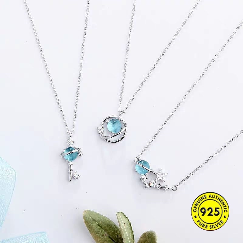 Kalung Berlian Bahan 925 Sterling Silver