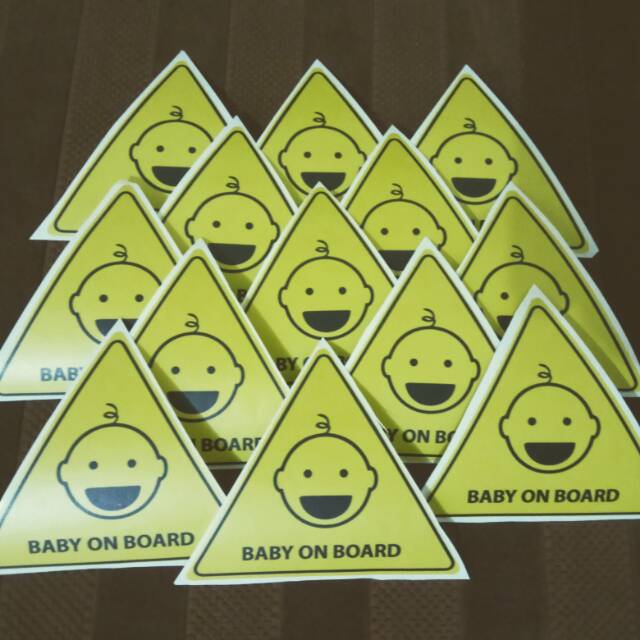 

Stiker tanda Baby on board
