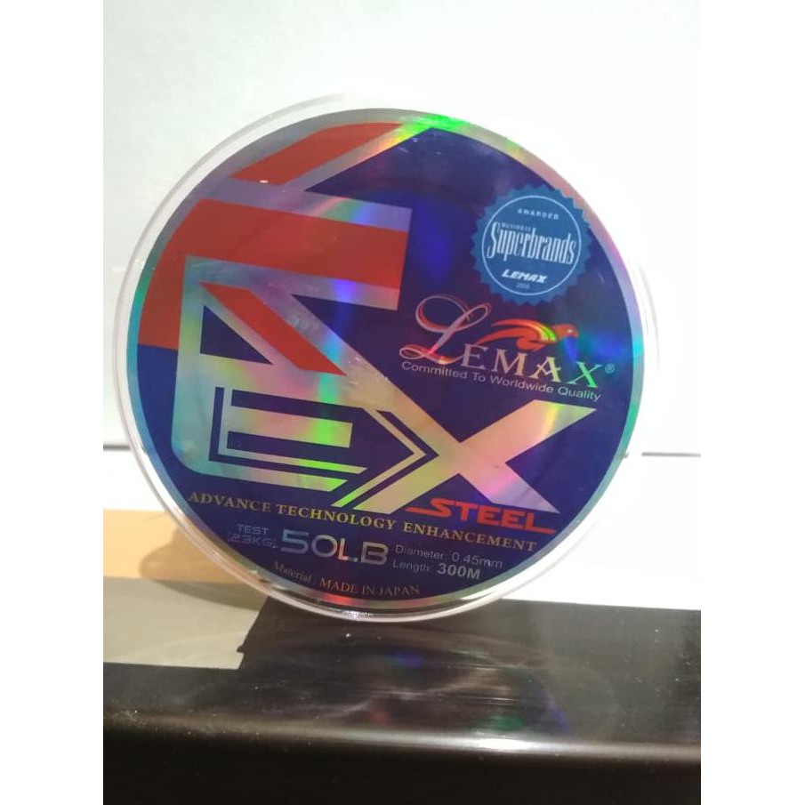 Senar Pancing Lemax Steel Terlaris Ulet Tipis Anti Kusut 50Lb