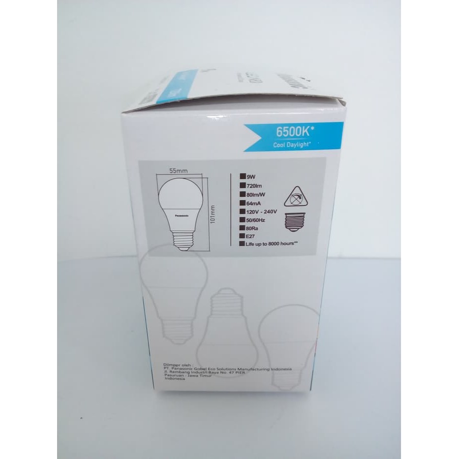 Lampu Led Neo 9W /Watt COOLDAYLIGHT / PUTIH / 6500K PANASONIC