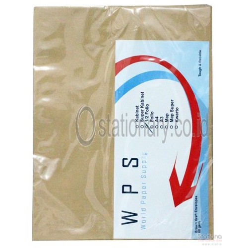 

Amplop Coklat 80 gram WPS Setengah Folio